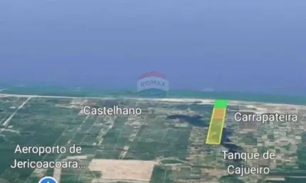 Terreno na Praia da Carrapeira 300 x 1000 metros,  Beira Mar