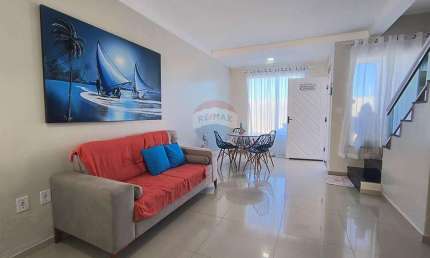 Casa Duplex em Condomínio fechado, com 3 suites no Porto das Dunas