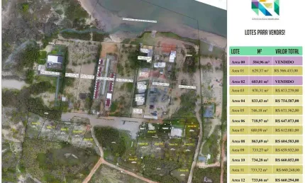 Ilha do Guajiru Lotes Premium: Seu Paraíso Particular ao Lado da Vila Hura