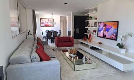 APARTAMENTO ALTO PADRÃO 4 SUÍTES VISTA MAR NASCENTE 4 GARAGENS PISCINA ACADEMIA NA GRAÇA!