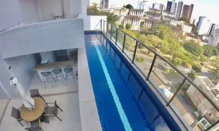 APARTAMENTO 2 QUARTOS 2 SUÍTES CLOSET LAVABO VARANDA PISCINA 2 GARAGENS À VENDA NA GRAÇA!
