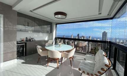 APARTAMENTO ALTO PADRÃO NOVO 3 SUÍTES VARANDA 3 GARAGENS À VENDA NO JARDIM APIPEMA!