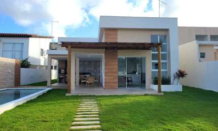 CASA MODERNA 3 QUARTOS 2 SUÍTES PISCINA QUIOSQUE GOURMET VARANDA À VENDA BARRA DO JACUÍPE!