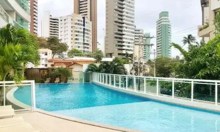 APARTAMENTO QUARTO SALA LINDA VISTA MAR VARANDA ANDAR ALTO PISCINA À VENDA NA BARRA!