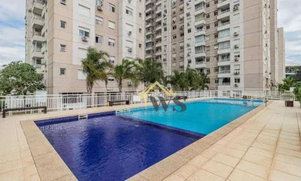 Ao lado da arena do Gremio Apartamento com 2 dormitórios mobiiado à venda, por R$ 307.400 - Humaitá - Porto Alegre/RS