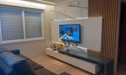 Apartamento Mobiliado com 2 dormitórios à venda, por R$ 350.000 - São Sebastião - Porto Alegre/RS