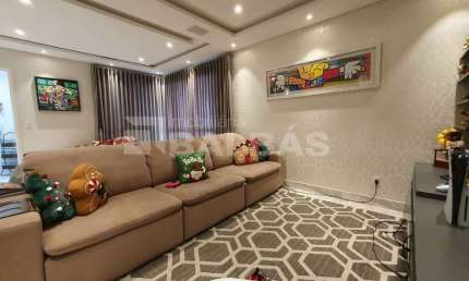 LINDO APARTAMENTO - JD. ANÁLIA FRANCO - 3 SUÍTES - 4 VAGAS.