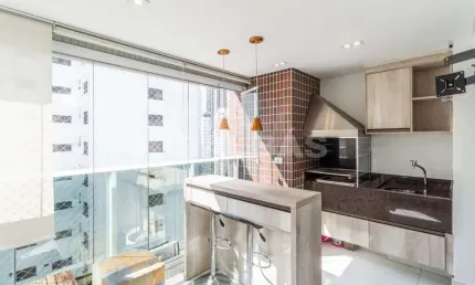 APARTAMENTO JD. ANÁLIA FRANCO - 95 m²- 3 DORMS (1 SUÍTE), 2 VAGAS - ANDAR ALTO