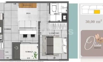 Apartamento com 1 quarto à venda na Rua Pedreira, 83, Tatuapé, São Paulo