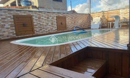 Casa com 3 quartos à venda na Rodovia Evádio Paulo Broering, 5236, Passagem de Maciambú (Ens Brito), Palhoça, 63 m2 por R$ 399.000