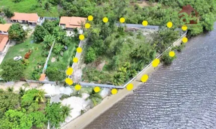 Terreno à venda, 2000 m² por R$ 900.000,00 - Barra do Jacuípe - Camaçari/BA