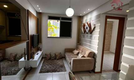 Apartamento com 2 dormitórios, 42 m² - venda por R$ 170.000,00 ou aluguel por R$ 1.700,00/mês - Quintas do Picuaia - Lauro de Freitas/BA