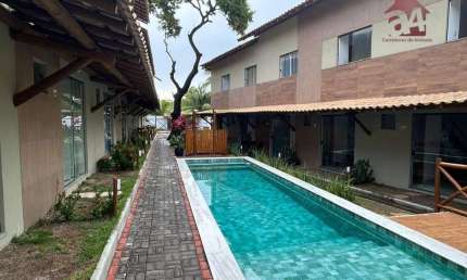 Apartamento Duplex com 1 dormitório à venda, 40 m² por R$ 360.000,00 - Imbassai - Mata de São João/BA