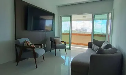 Apartamento com 3 dormitórios à venda, 120 m² por R$ 580.000,00 - Pitangueiras - Lauro de Freitas/BA