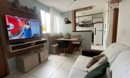 Apartamento com 1 dormitório à venda, 60 m² por R$ 180.000 - Vida Nova - Lauro de Freitas/BA