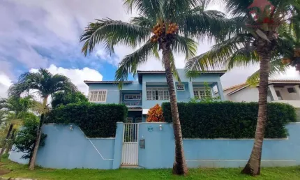 Casa com 6 dormitórios, 315 m² - venda por R$ 1.350.000,00 ou aluguel por R$ 10.841,67/mês - Estrada Do Coco - Lauro de Freitas/BA