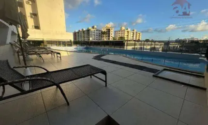 Apartamento com 2 dormitórios para alugar, 57 m² por R$ 2.400,00/mês - Centro - Lauro de Freitas/BA