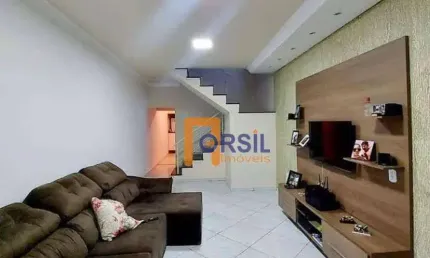 Sobrado com 3 dormitórios à venda, 127 m² por R$ 638.400,00 - Vila Suissa - Mogi das Cruzes/SP
