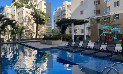 Lindo apartamento de três quartos, suíte e lazer no bairro Planalto