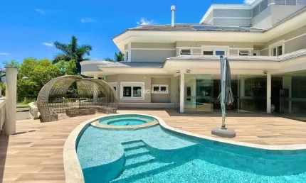 Casa com 8 quartos à venda em jurerê internacional, florianópolis  por r$ 45.000.000