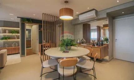 Apartamento 2 dormitórios, 1 suíte, varanda gourmet, condomínio atmo, shopping iguatemi esplanada