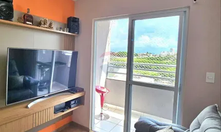 Apartamento 2 dormitórios 1 suíte 2 vagas de garagem no condomínio alpha club, próximo ao parque campolim.