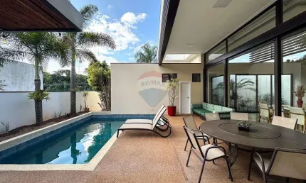 Casa com piscina à venda com 3 suítes no condomínio village vert - sorocaba-sp.