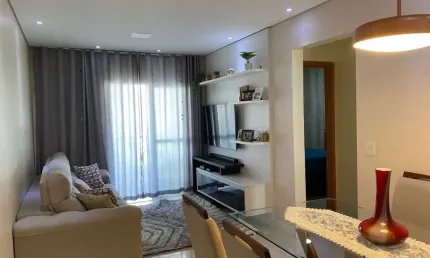 Apartamento com 63m², 2 dormitórios, 1 suíte, 1 vaga, aceita permuta maior valor!