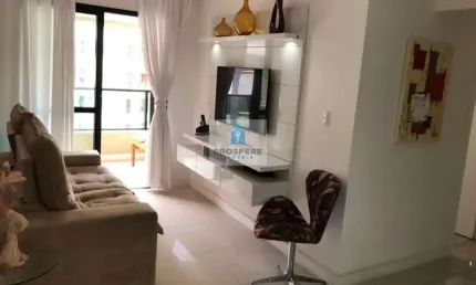 Apartamento padrão: 2 quartos, 3 banheiros e 2 vagas de garagem. condomínio com infraestrutura completa, portaria/segurança 24hrs.