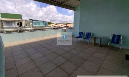 Cobertura de um quarto em Stella Maris, banheiro social, terraço e 1 vaga de garagem solta e coberta.