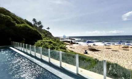 Apartamento frente mar com 2 quartos no Rio Vermelho