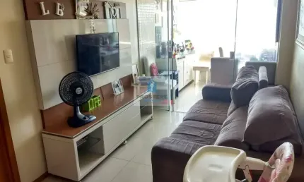 Apartamento na pituba, 1 quarto, lavabo, 1 vaga de garagem coberta e vista mar.