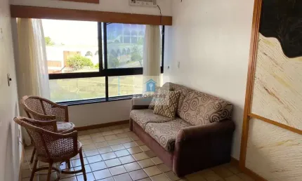 Apartamento tipo flat, totalmente mobiliado, infraestrutura de lazer e segurança, 1 vaga, ondina