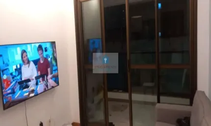Apartamento nascente, 1 quarto e sala, varanda, 1 vaga, pituba