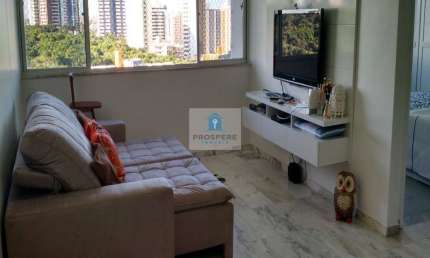 Apartamento 80 m², 2 quartos, área de serviço com dependência completa, 1 vaga, Armação