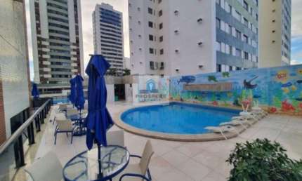Apartamento em Armação , PORTEIRA FECHADA, 2 quartos sendo  (1 suíte) 73m2, com armários planejados, decorado , 2 garagens.