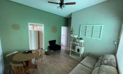 Apartamento 1 dormitório 40m² mobiliado com eletrodomésticos.