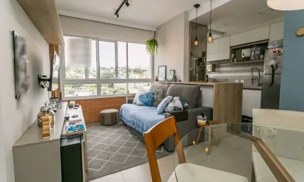 Apartamento de 2 dormitórios, 1 suíte e 1 vaga de garagem no bairro medianeira