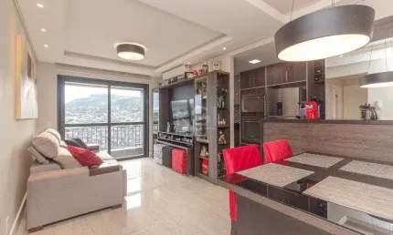 Apartamento para Venda - 66m², 2 dormitórios, sendo 1 suites, 2 vagas - Jardim B