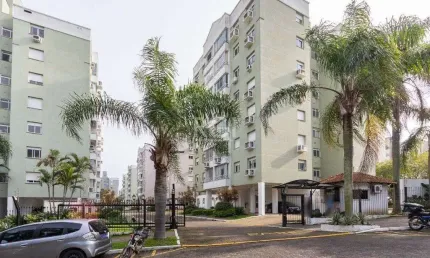 Apartamento no cristal de 2 dormitórios vaga e infra
