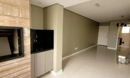 Apartamento a venda 2 dormitórios com churrasqueira, 1 suite, elevador e garagem