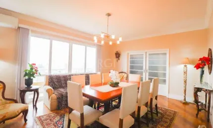 Apartamento á venda com 3 dormitórios com 1 suíte com sacada + 2 sacadas na sala