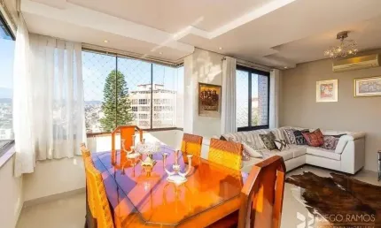Cobertura para Venda - 185m², 3 dormitórios, sendo 1 suites, 2 vagas - Petrópoli