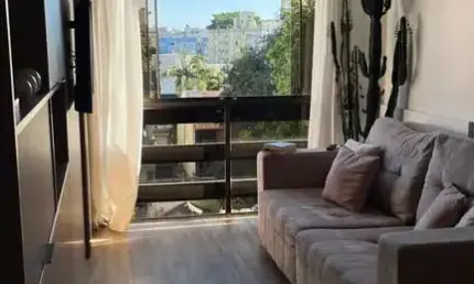 Vende-se apartamento mobiliado de 1 dormitório, 40m² e 1 vaga - Auxiliadora
