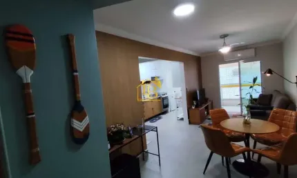 Apartamento com 1 quarto à venda na rua jamil issa, 150, vila caiçara, praia grande, 56 m2 por r$ 350.000