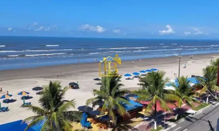 Apartamento com 1 quarto à venda na Avenida Governador Mário Covas Júnior, 2230, Centro, Mongaguá, 47 m2 por R$ 215.000