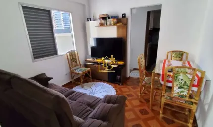 Apartamento com 1 quarto à venda na avenida nossa senhora de fátima, 12/13, vila caiçara, praia grande, 47 m2 por r$ 240.000