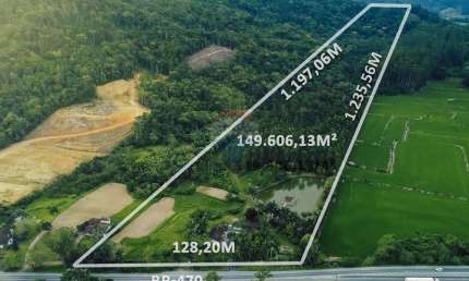 Terreno comercial à venda na Rodovia BR-470, 4.808, Rio Morto, Indaial