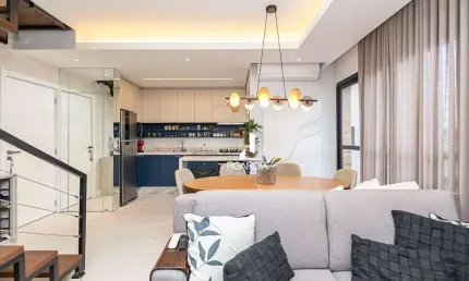 Apartamento duplex com 2 dormitórios à venda, 78 m² por r$ 998.000,00 - vila izabel - curitiba/pr