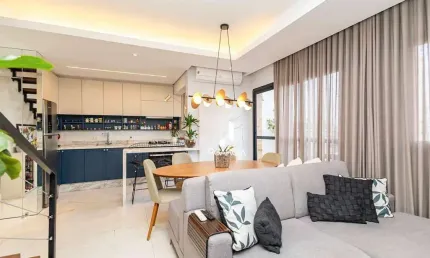 Apartamento duplex com 2 dormitórios à venda, 78 m² por r$ 998.000,00 - vila izabel - curitiba/pr